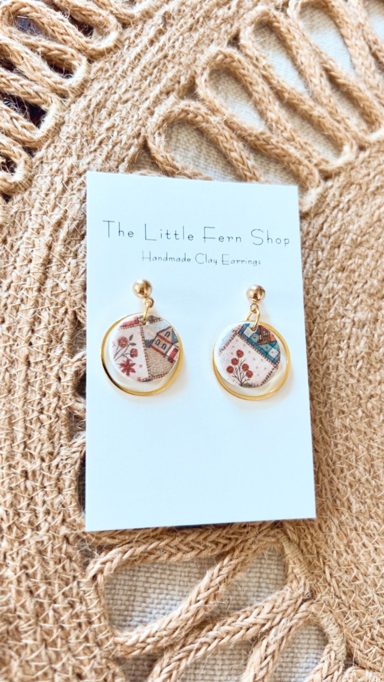 Prairie Bloom- gold circles