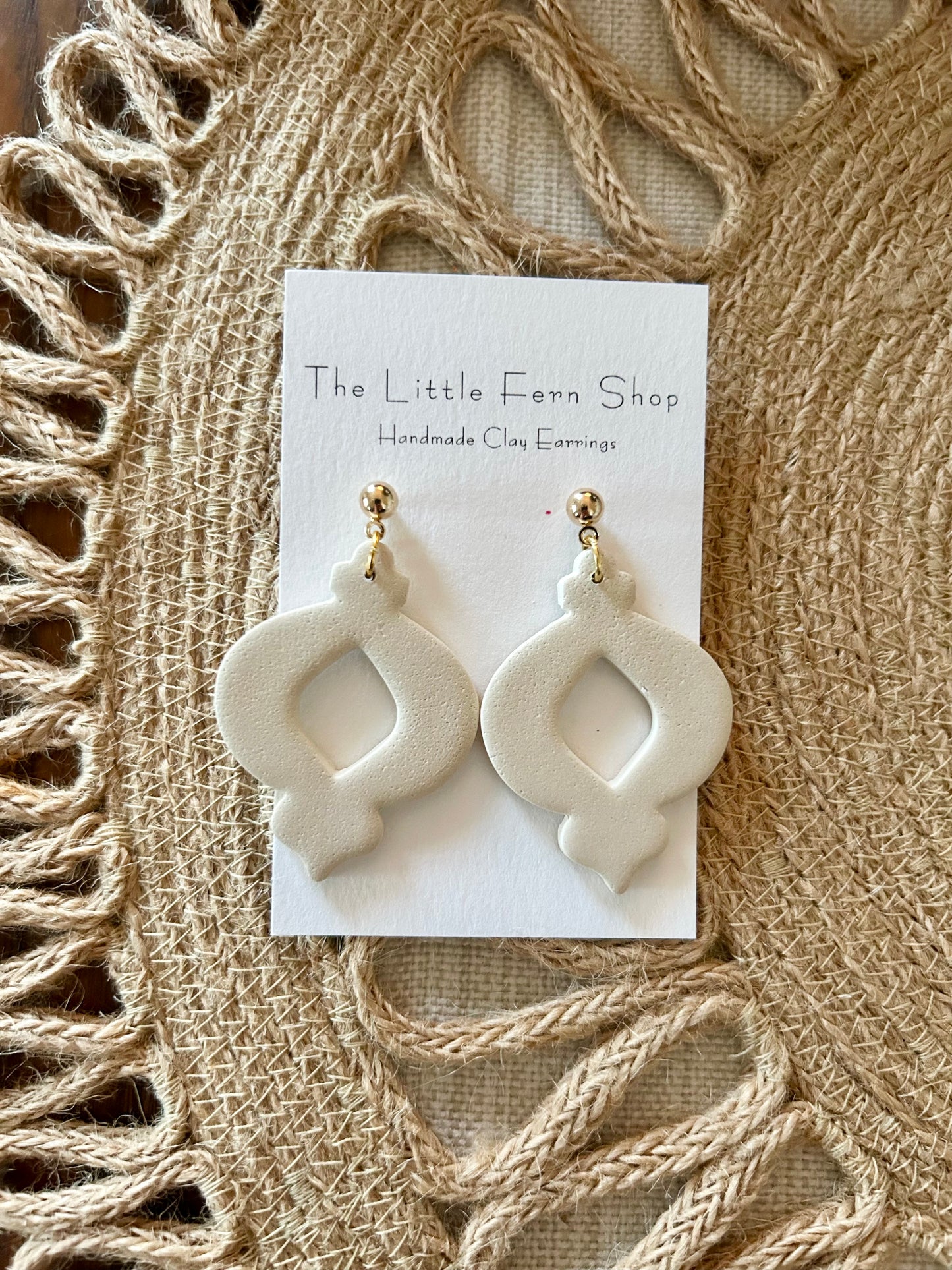 Cream Ornament Dangles