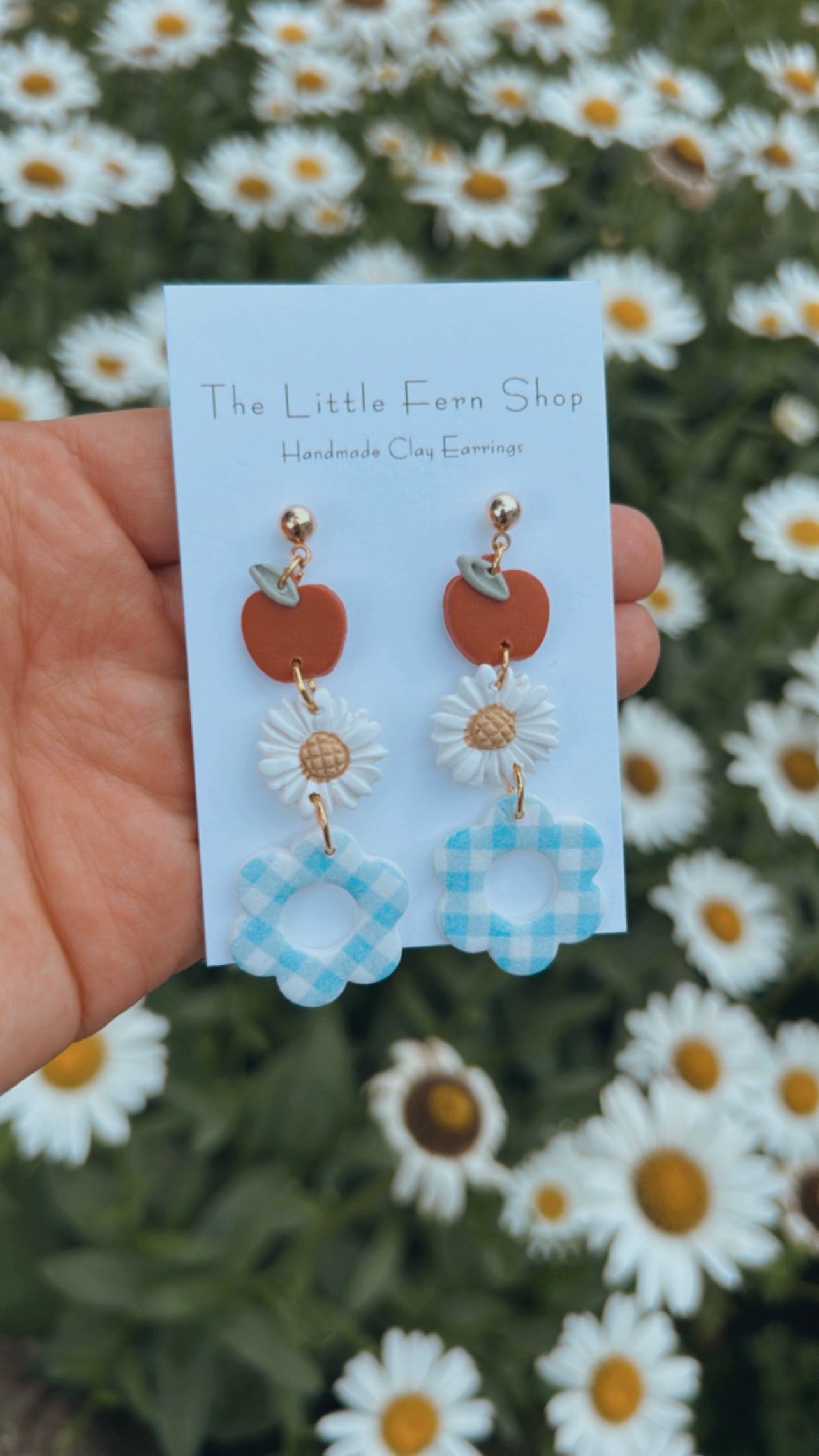 Back to school floral dangles