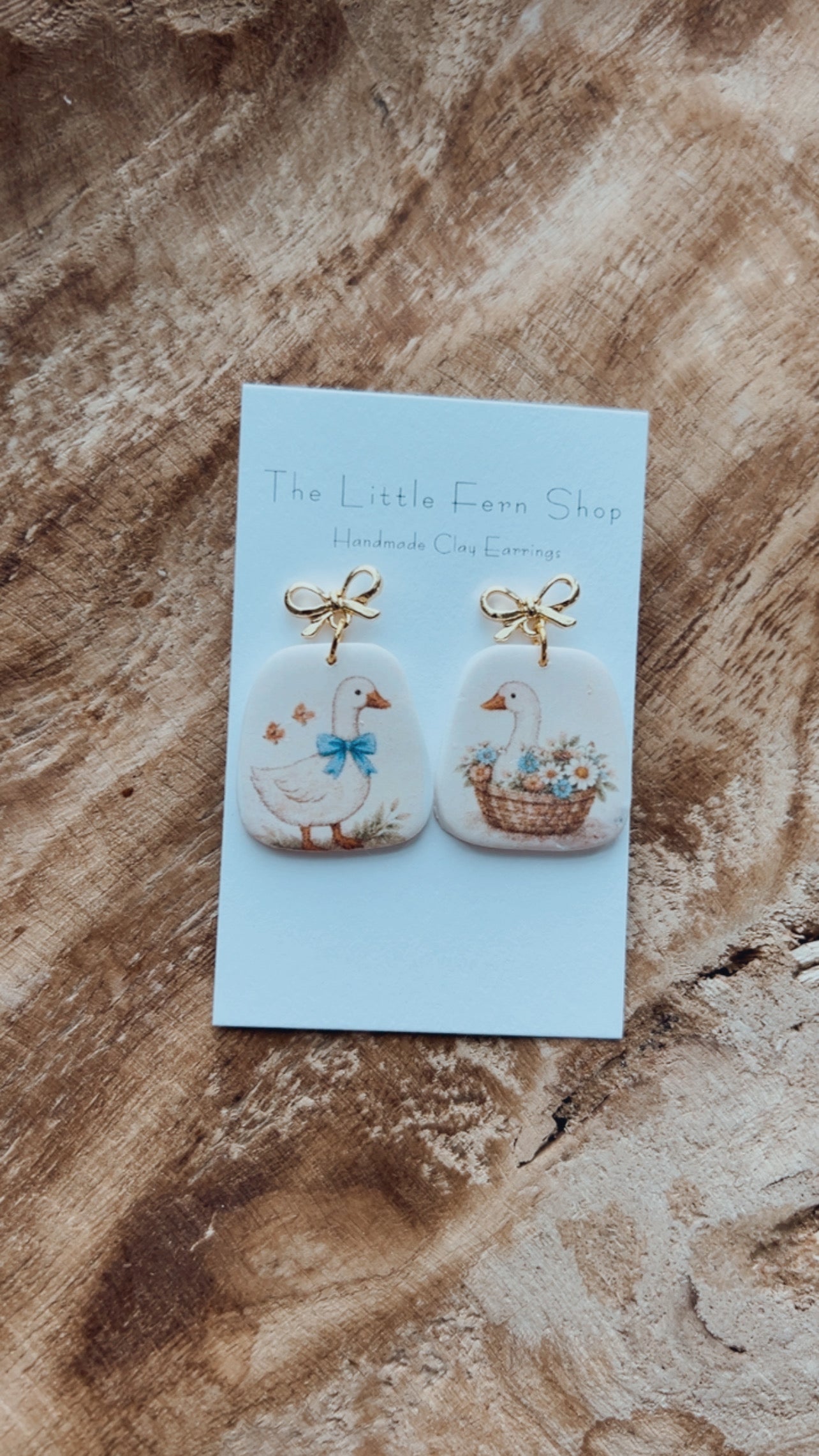 Vintage Goose Dangle