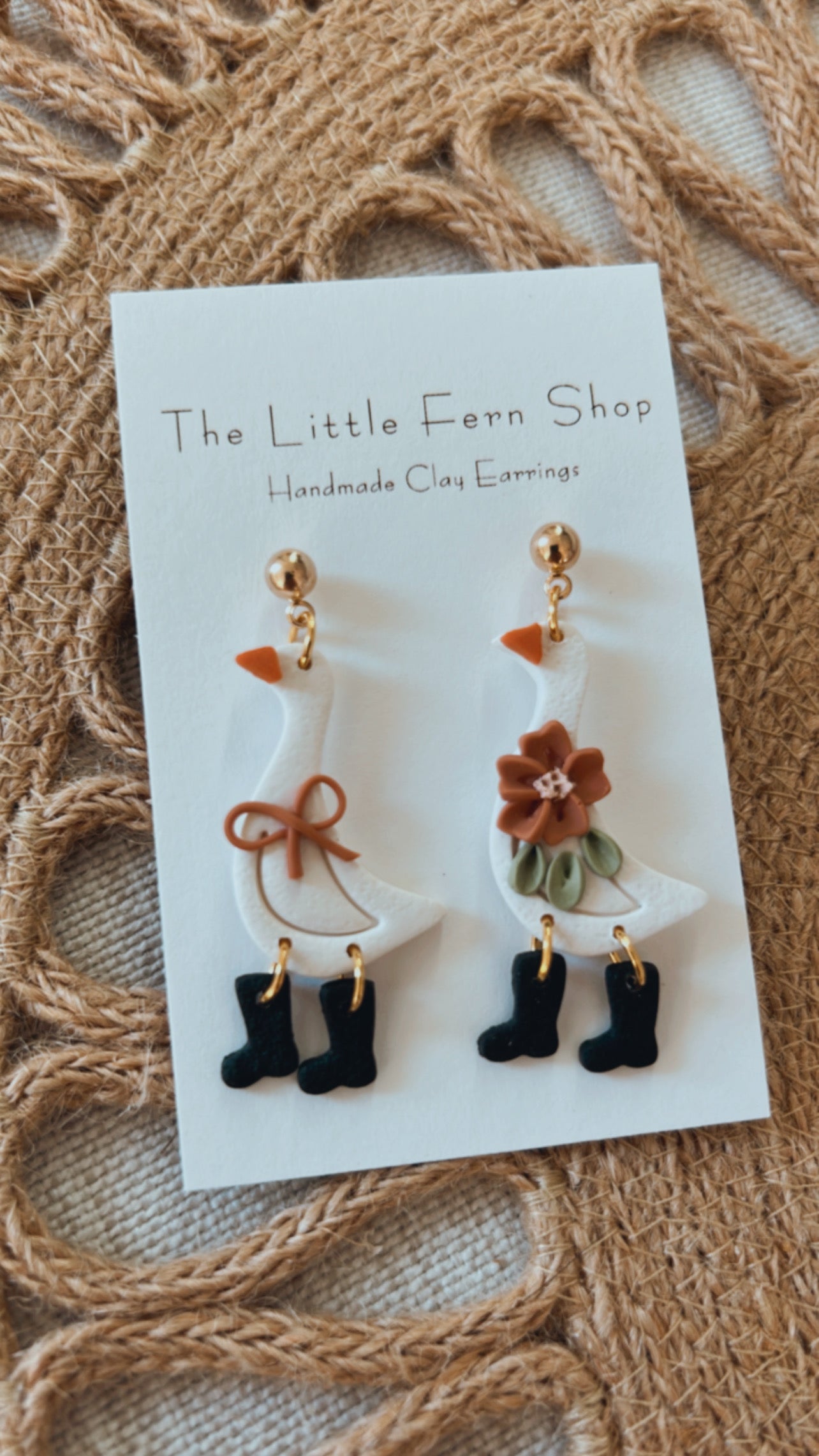 Terra Cotta Silly Goose