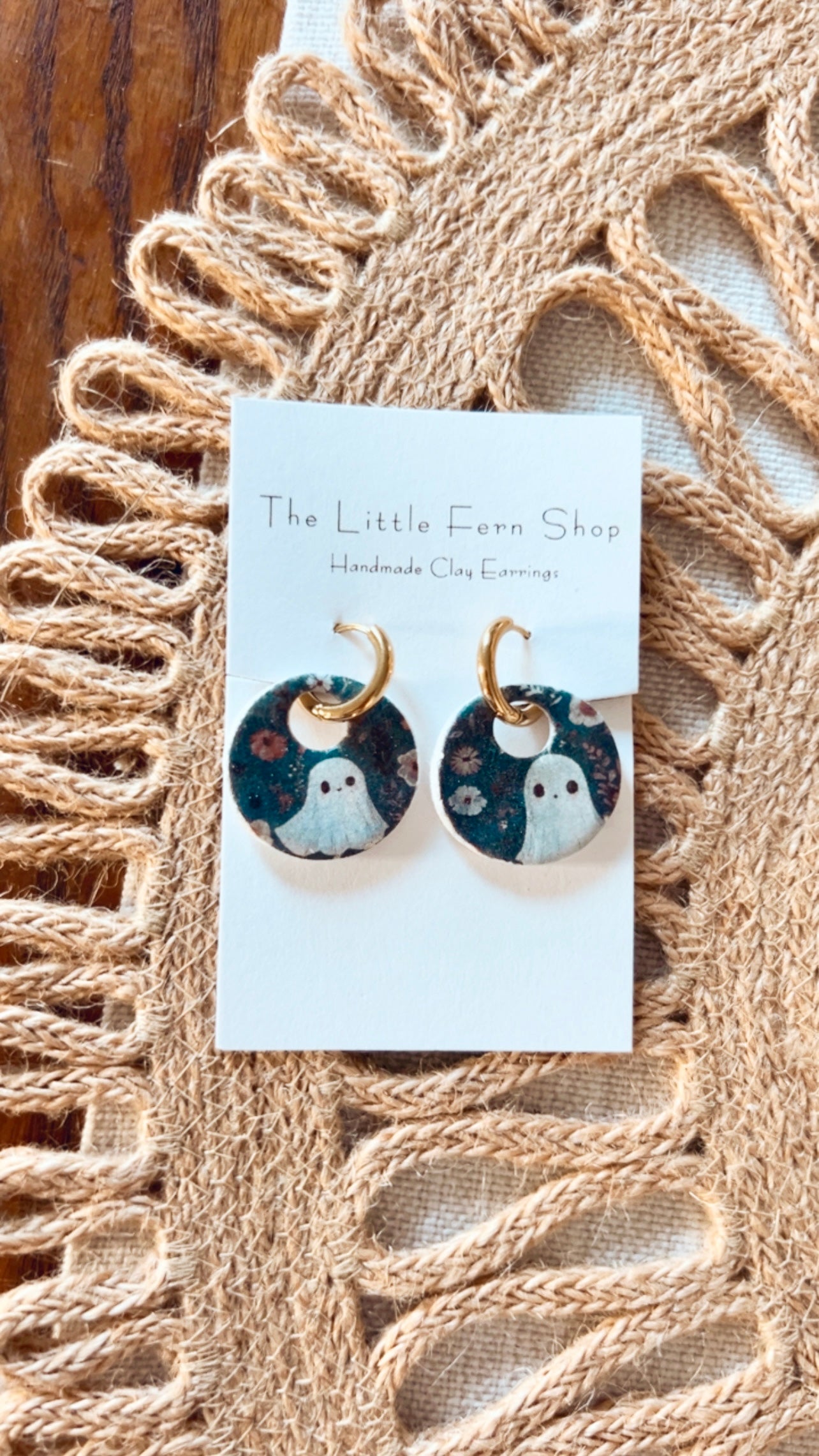 Dark Ghost Chunky Hoop