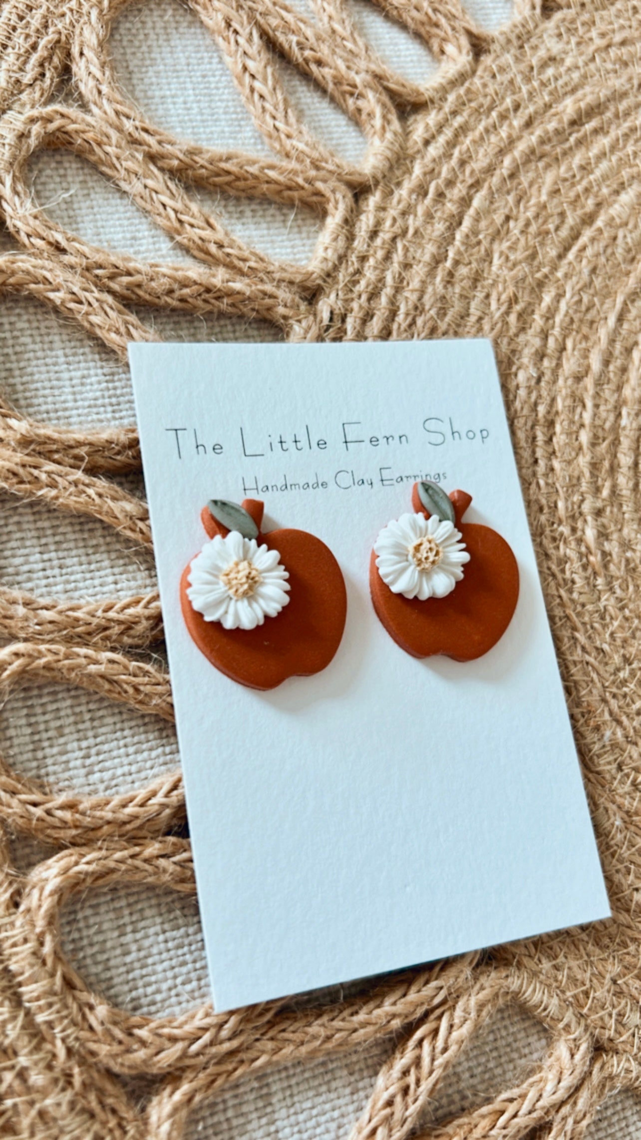 Daisy Apple Studs