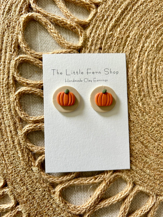 Circle pumpkin studs