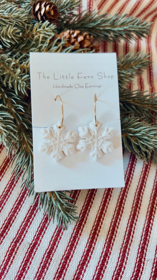 Snowflake hoops