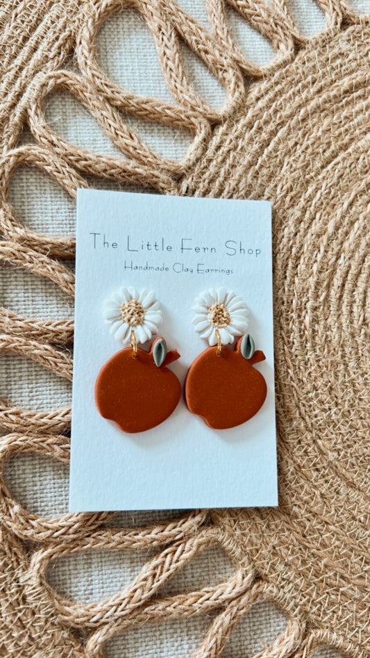 Daisy Apple Dangles