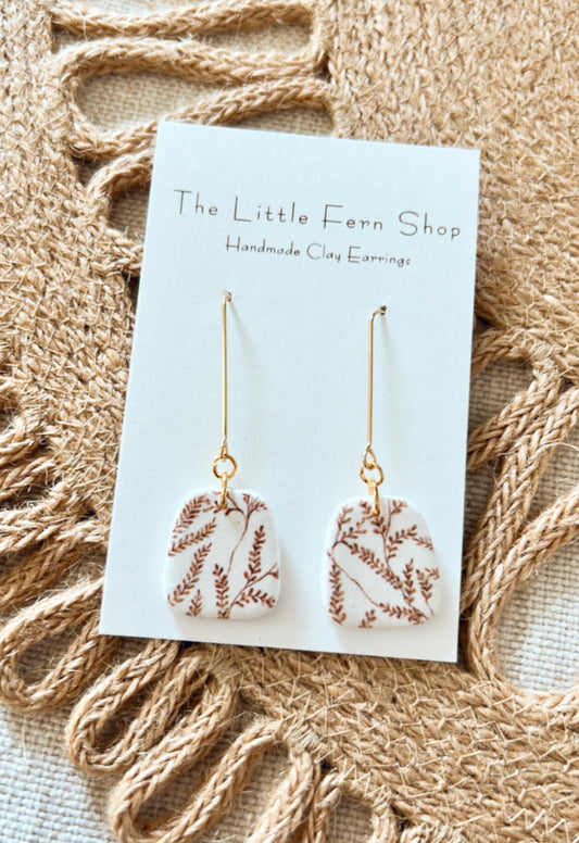 Wheat Long Wire Dangles