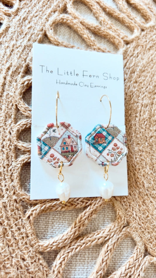 Prairie Bloom- Scalloped Pearls