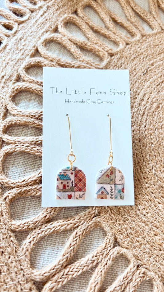 Granny’s Quilt- Long wire arch