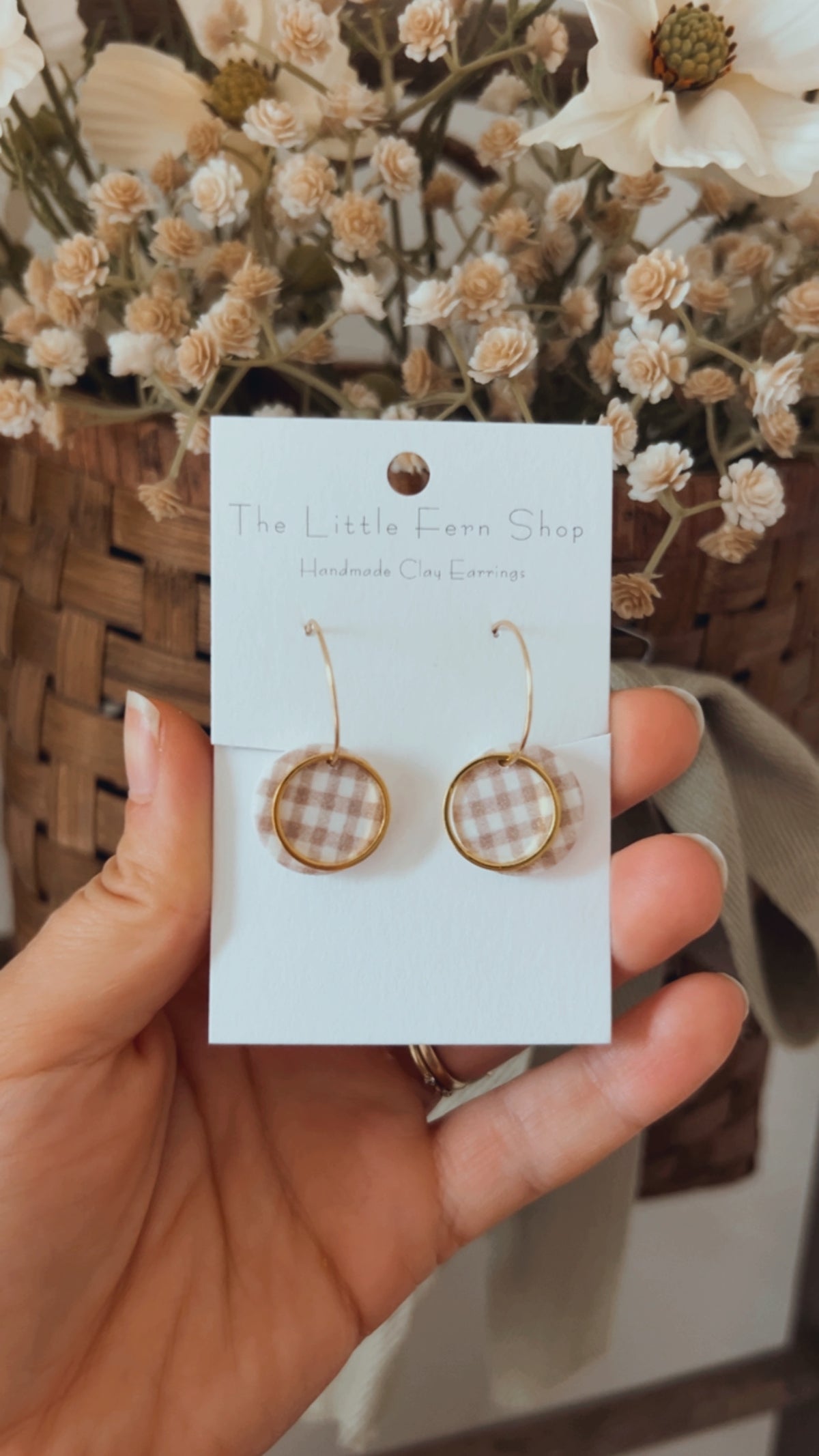 Gingham Hoops