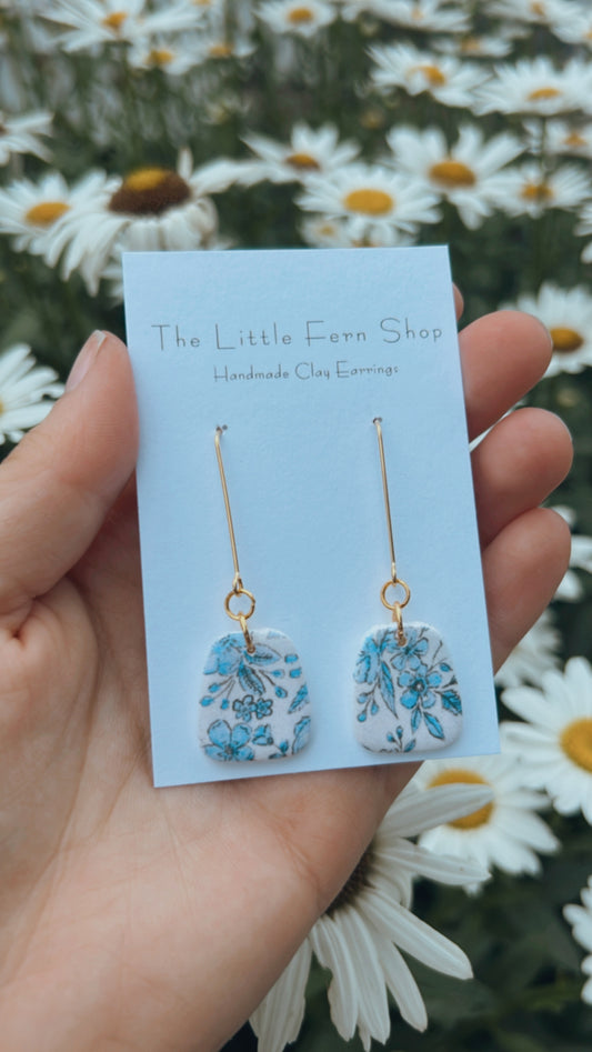 Classy Blue Garden Dangles