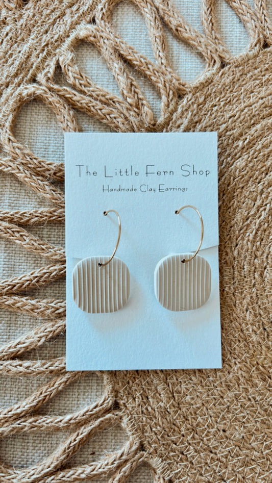 The Basic Cream Hoop