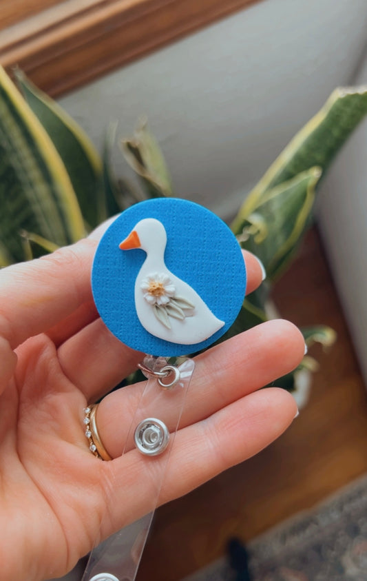 Blue Goose Badge Reel