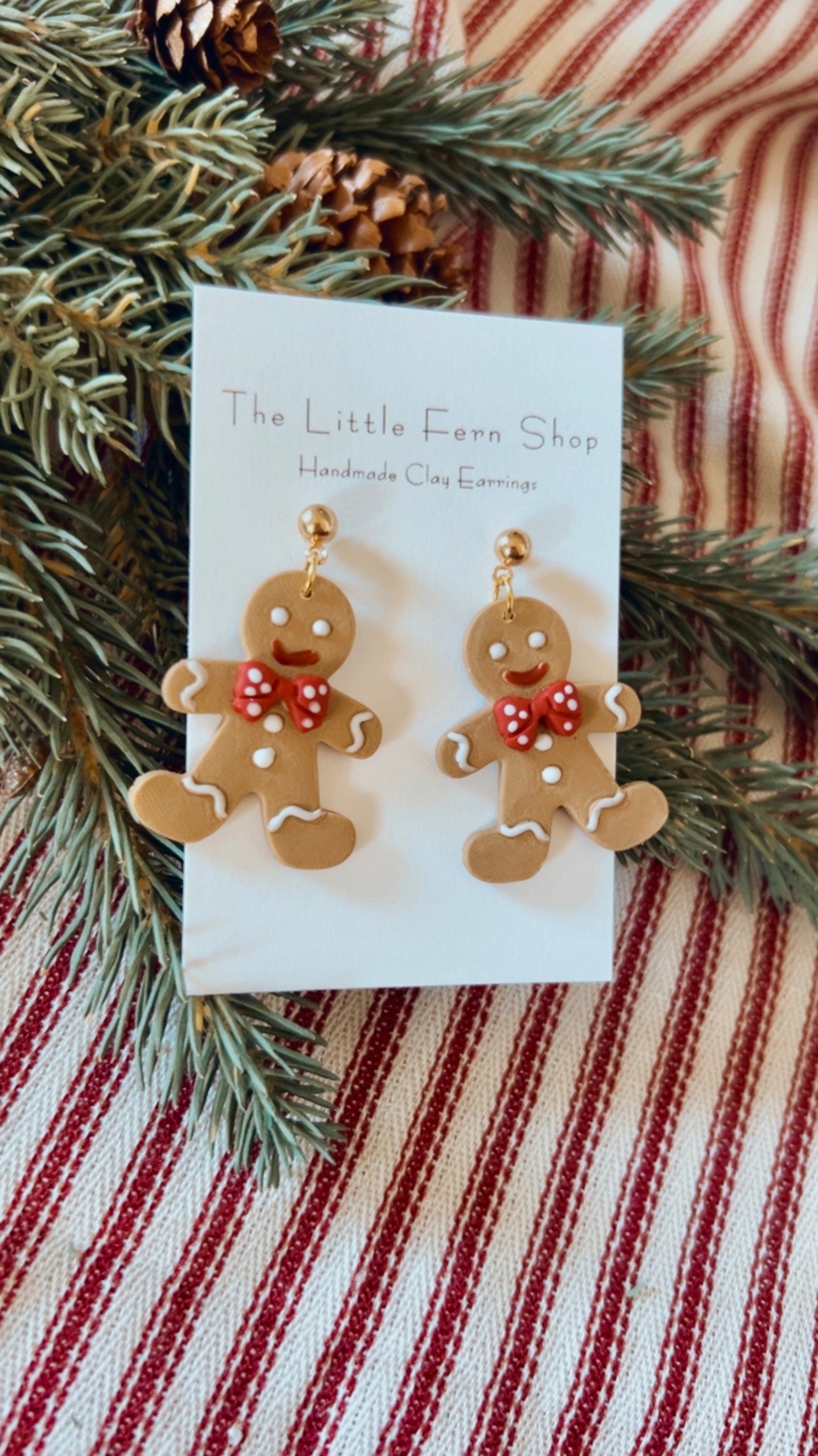 Gingerbread man dangle